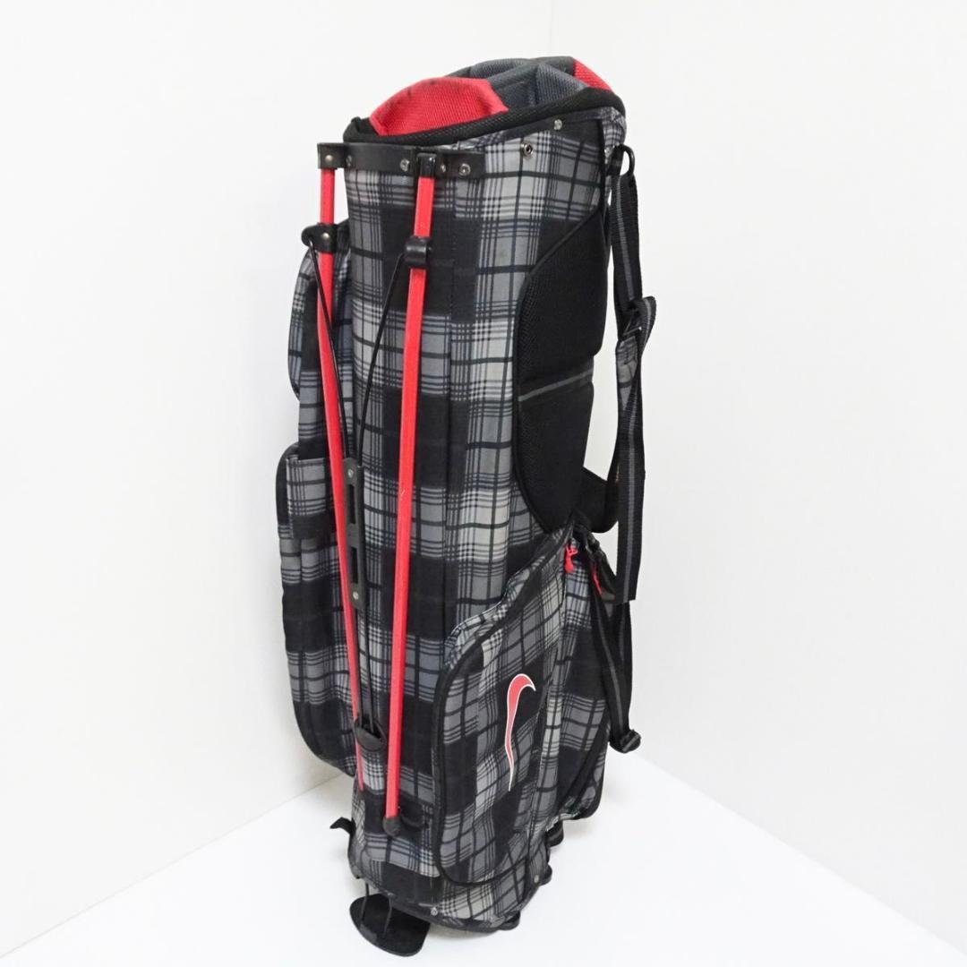 【希少・廃番品】ナイキ スタンド キャディバック BG0288 チェック柄 軽量