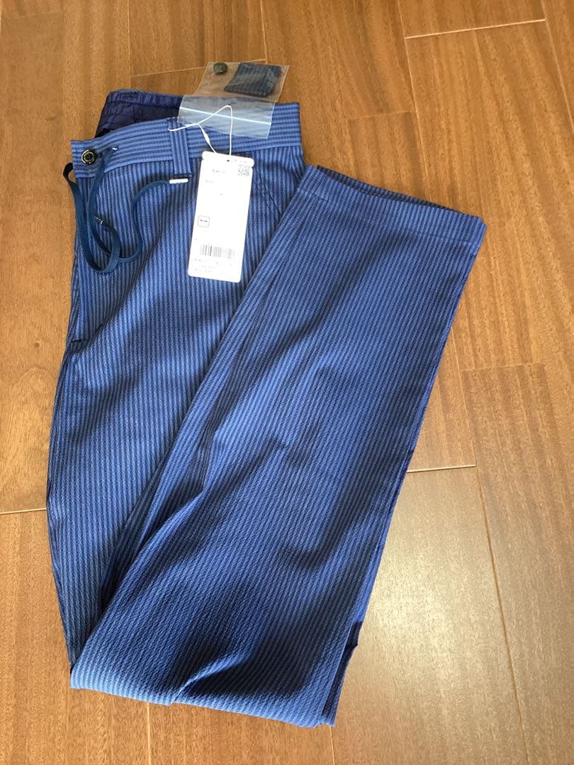マンシングウェア　ネイビー ストレッチ ゴルフパンツ 84〜88cm