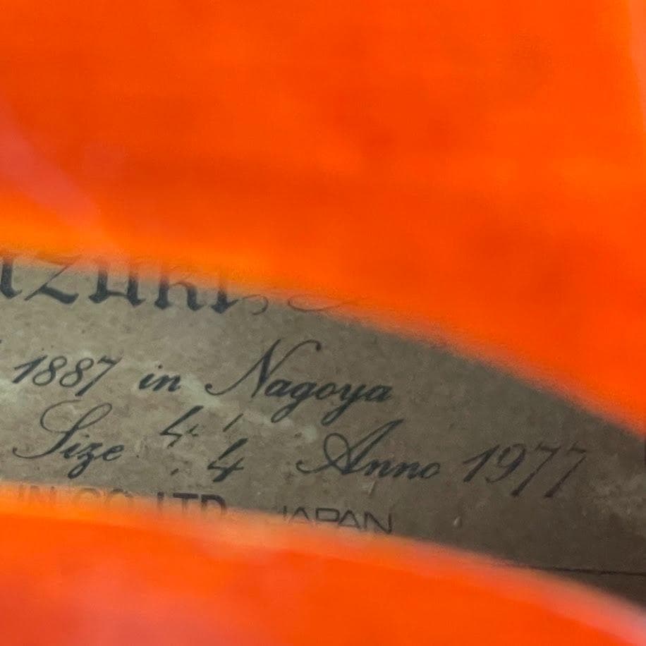 極艶・極美●SUZUKIバイオリン● No.300 4/4 1977年製 鈴木製