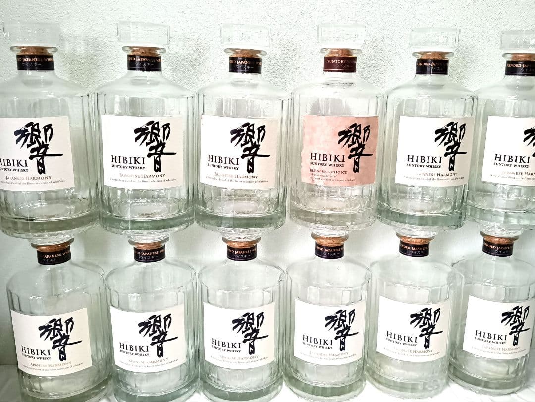 ☆サントリー☆響ジャパニーズハーモニー☆ブレンダーズチョイス☆空瓶12本