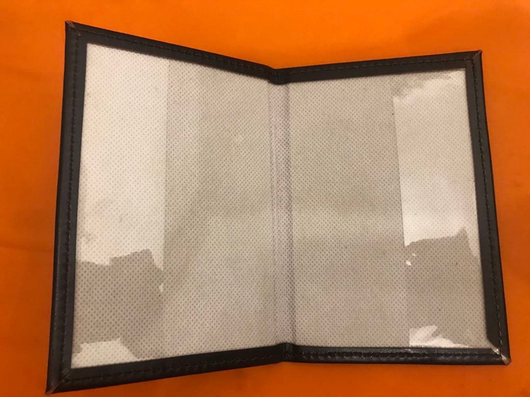 【激レア】トルクメニスタン　パスポートケース　カバー　黒