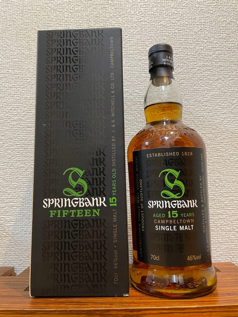 【希少】スプリングバンク15年 【旧ボトル】定量ポーラー付き