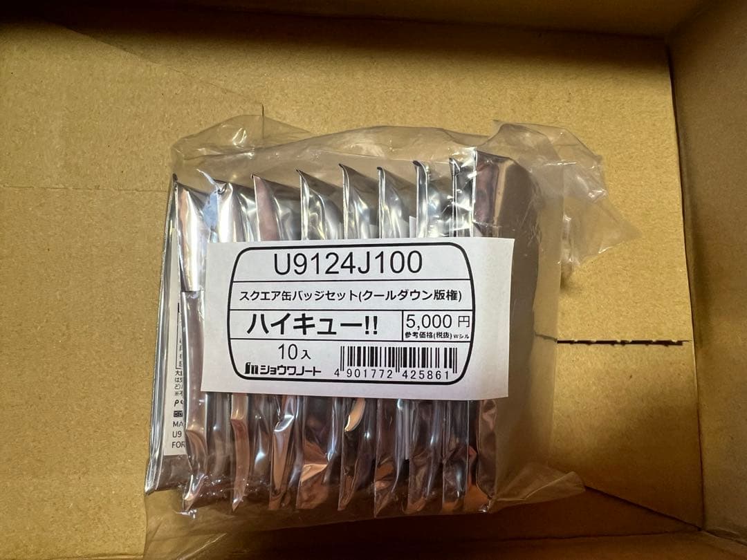 ハイキュー！！ スクエア缶バッジセット（クールダウン版権）