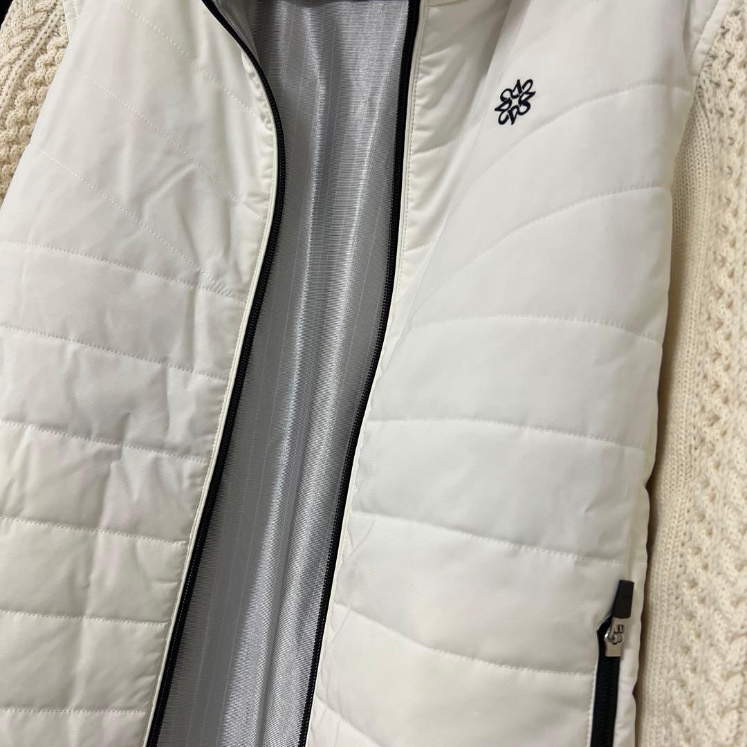 セントアンドリュース・中綿キルト袖ニットブルゾン