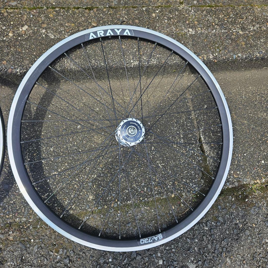 美品!! アラヤ sa-730 クリンチャーホイール 固定　ピスト　競輪