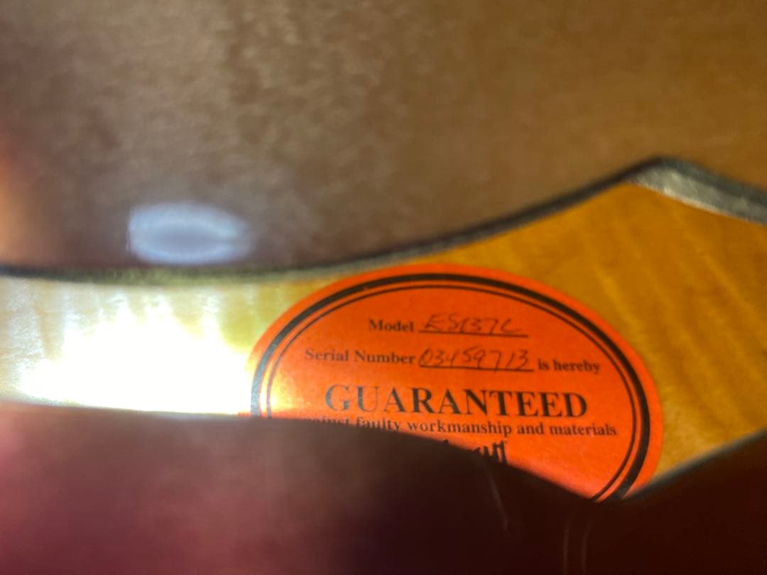 ギブソン　es137 custom