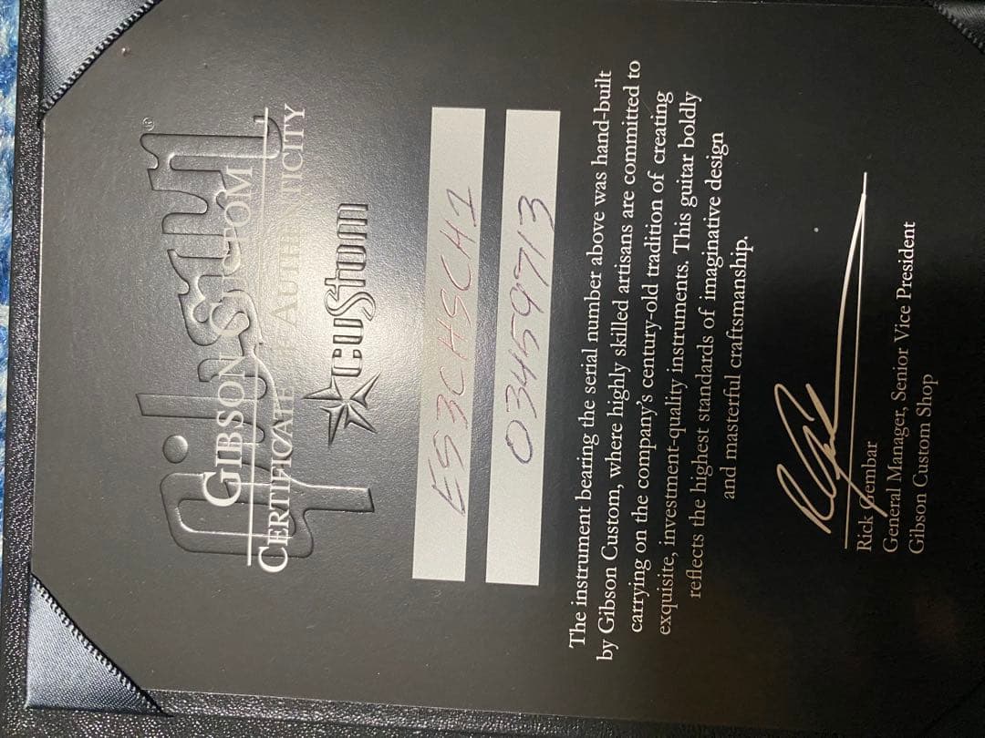 ギブソン　es137 custom