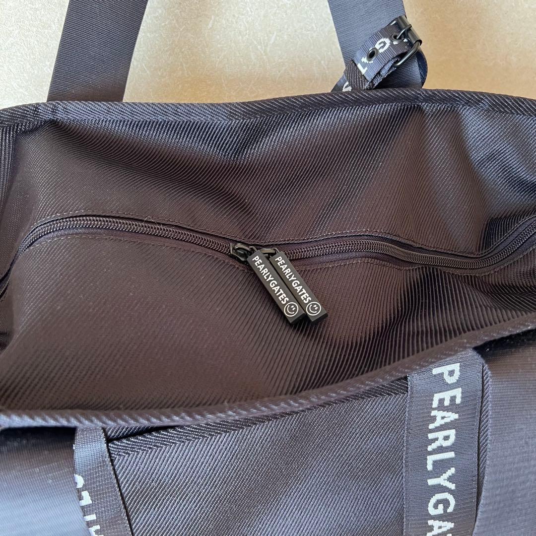 PEARLYGATES ロッカーバッグ　ネームタグ付き　ダークネイビー