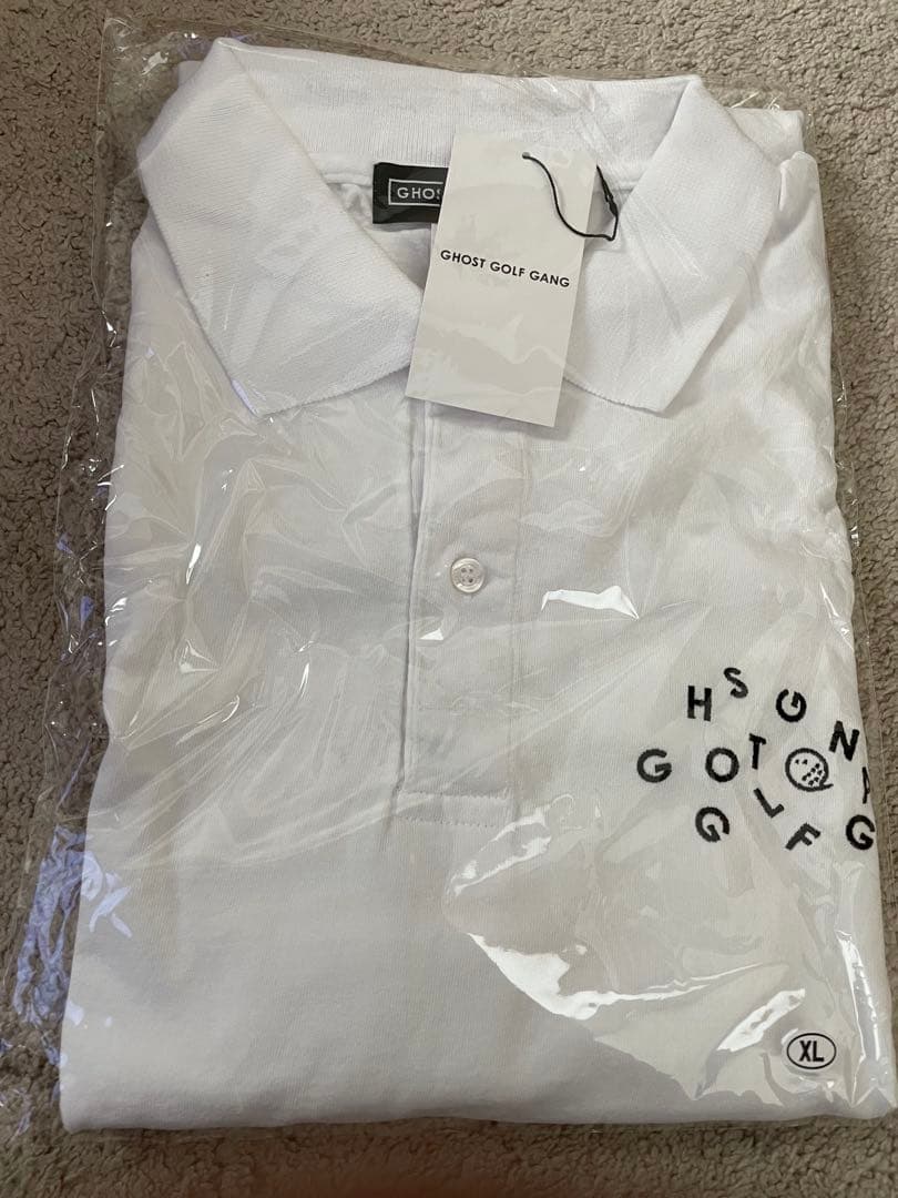GHOST GOLF GANG ポロシャツ XL ホワイト