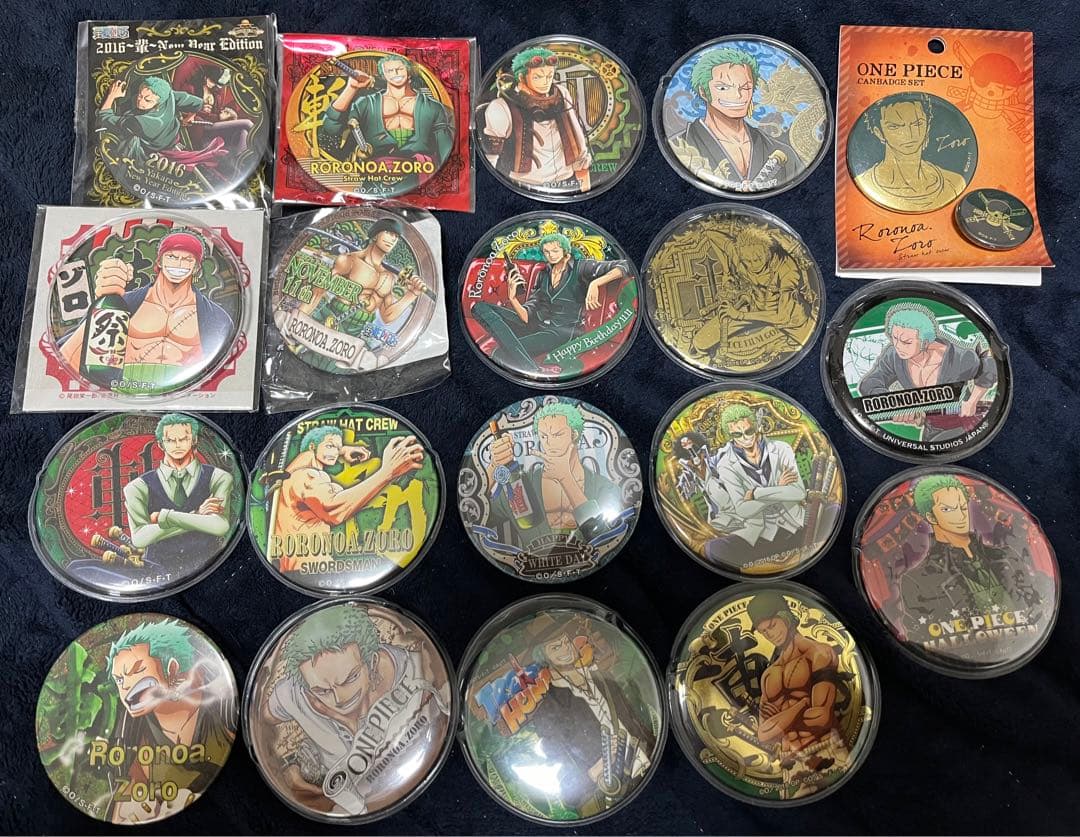 ロロノアゾロ　缶バッジ　まとめ売り