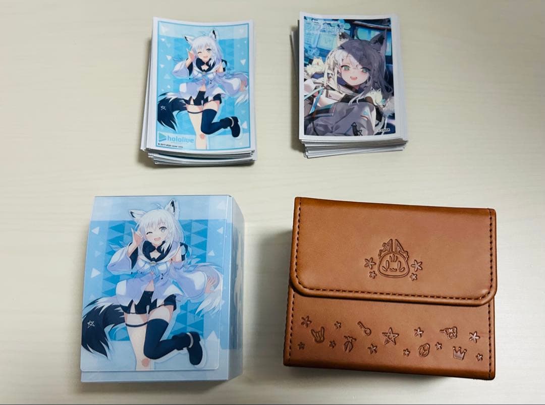 白上フブキ カードケース スリーブ