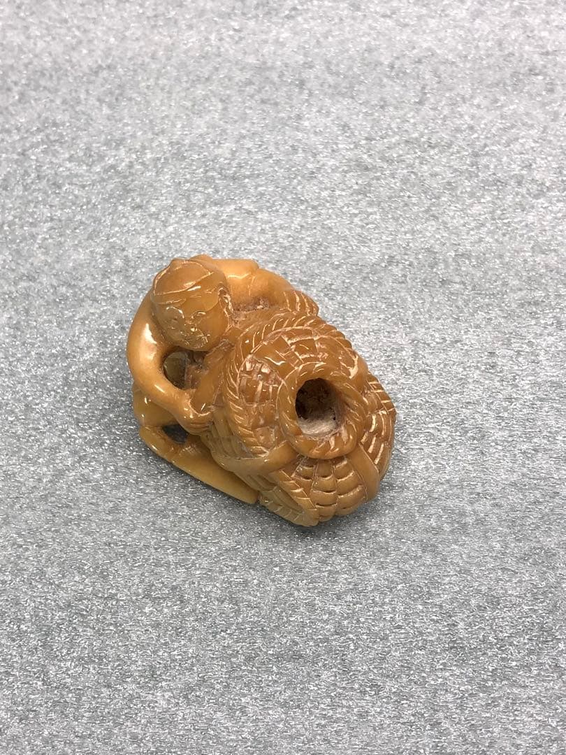 根付　時代提物　天然素材