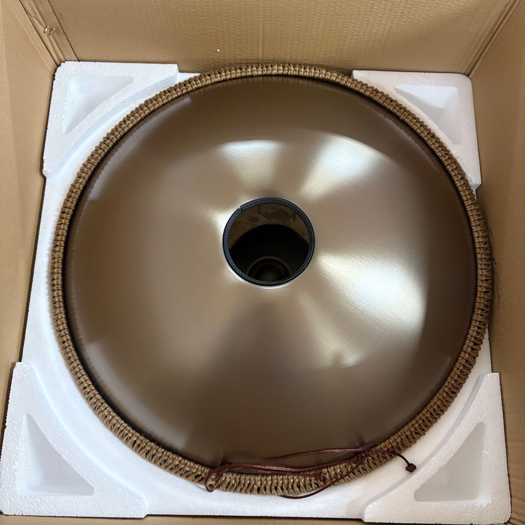 ハンドパン 9音 56cm ゴールド 432Hz スチールタングドラム