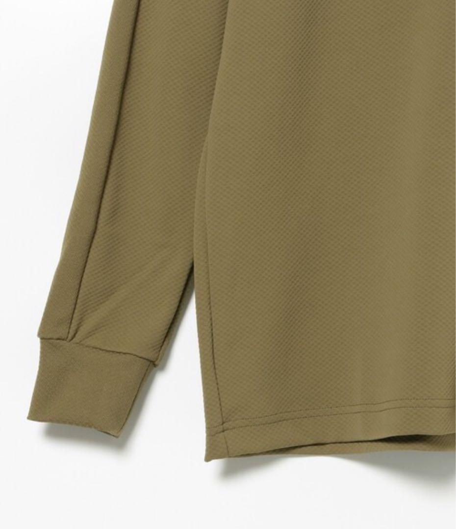 【新品未使用】Lサイズ　ビームスゴルフ　スリーブライン モックネックシャツ