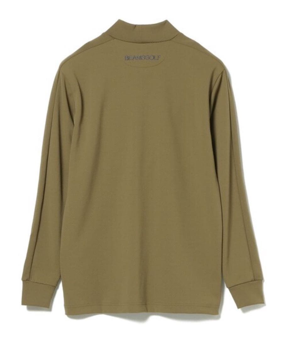 【新品未使用】Lサイズ　ビームスゴルフ　スリーブライン モックネックシャツ