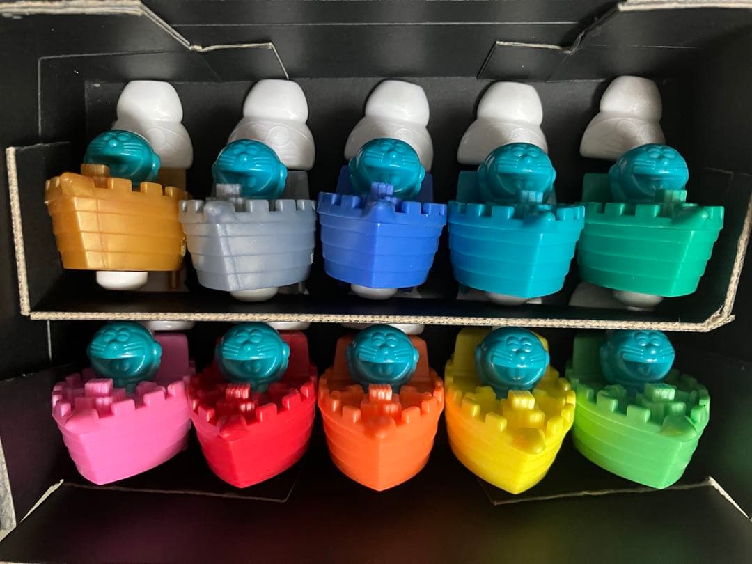 映画ドラえもん　特典おまけ　全10色フィギュアセット　レトロ　レア