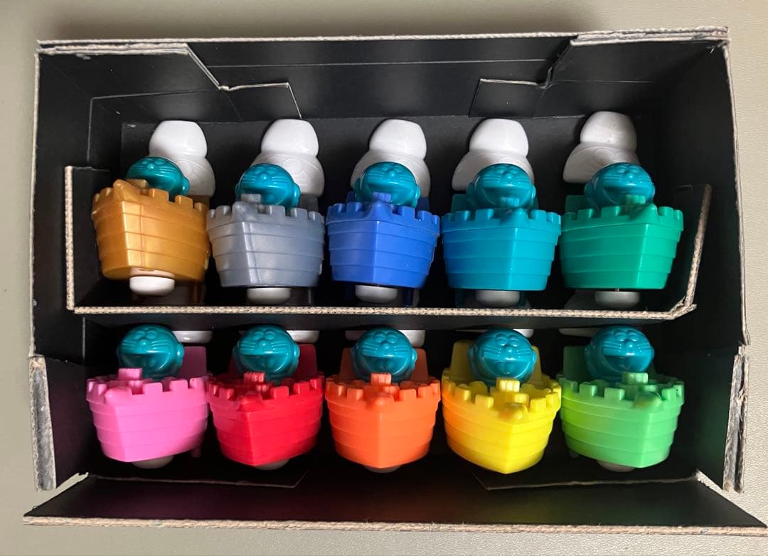 映画ドラえもん　特典おまけ　全10色フィギュアセット　レトロ　レア