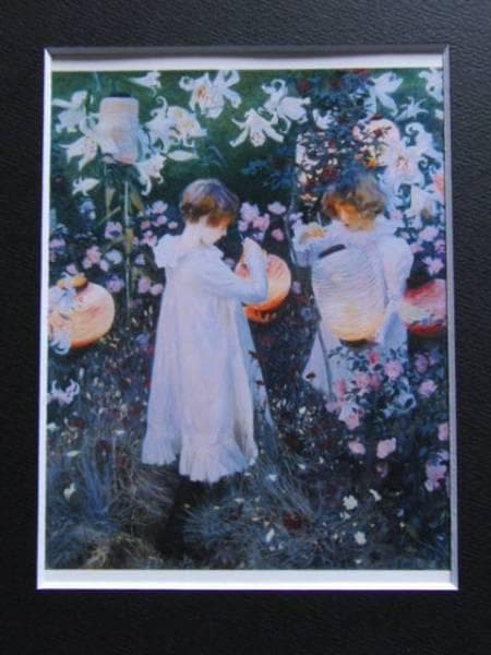 ジョン・シンガー・サージェント、カーネーション、ユリ、ユリ、バラ