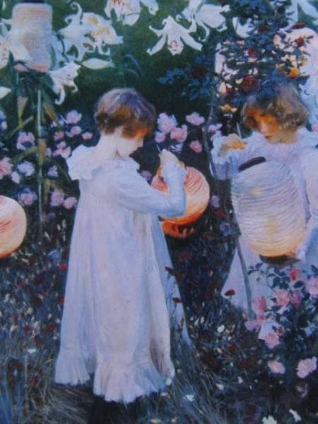 ジョン・シンガー・サージェント、カーネーション、ユリ、ユリ、バラ