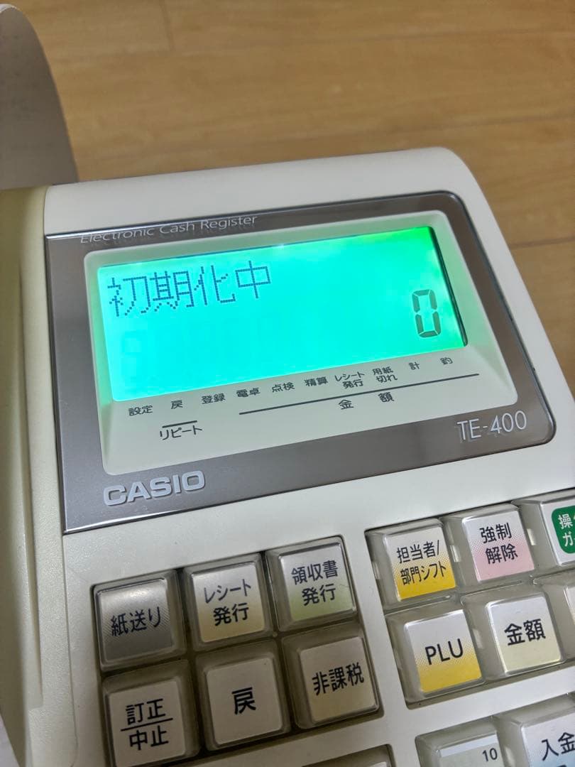 CASIO 電子レジスター TE-400 カシオ