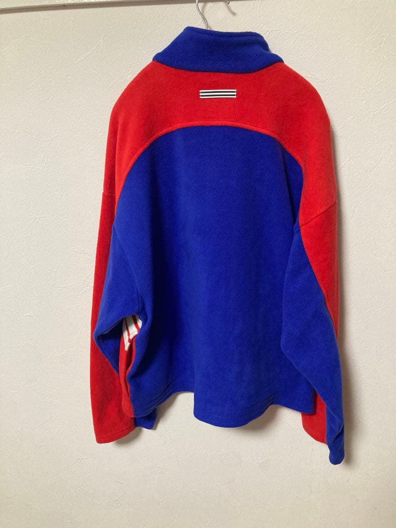 バイエルンミュンヘン　90s アディダス　トレフォイル　ハーフジップ　フリース