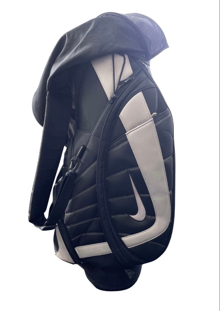 【中古品・希少モデル】NIKE プレミアム キャディバッグ 黒×グレー 軽量◎