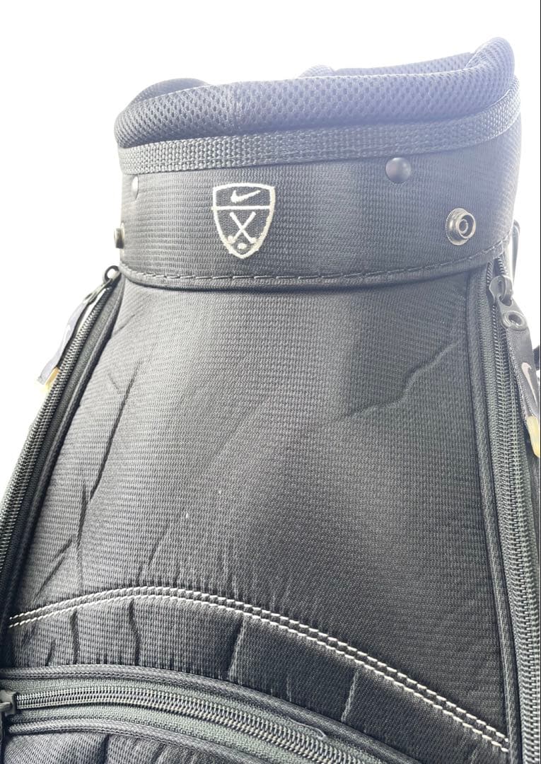 【中古品・希少モデル】NIKE プレミアム キャディバッグ 黒×グレー 軽量◎