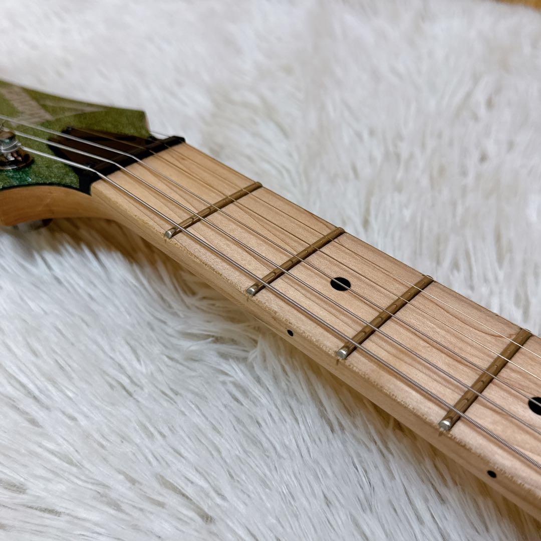 希少！海外限定モデル Ibanez RG421MSP グリーンスパークル