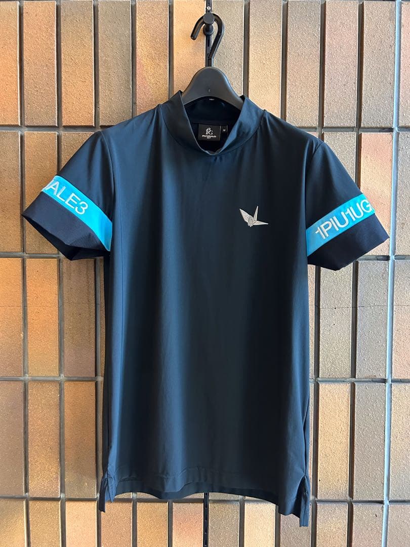 ウノピゥ ゴルフ 1PIU1UGUALE3 GOLF モックネック M 黒