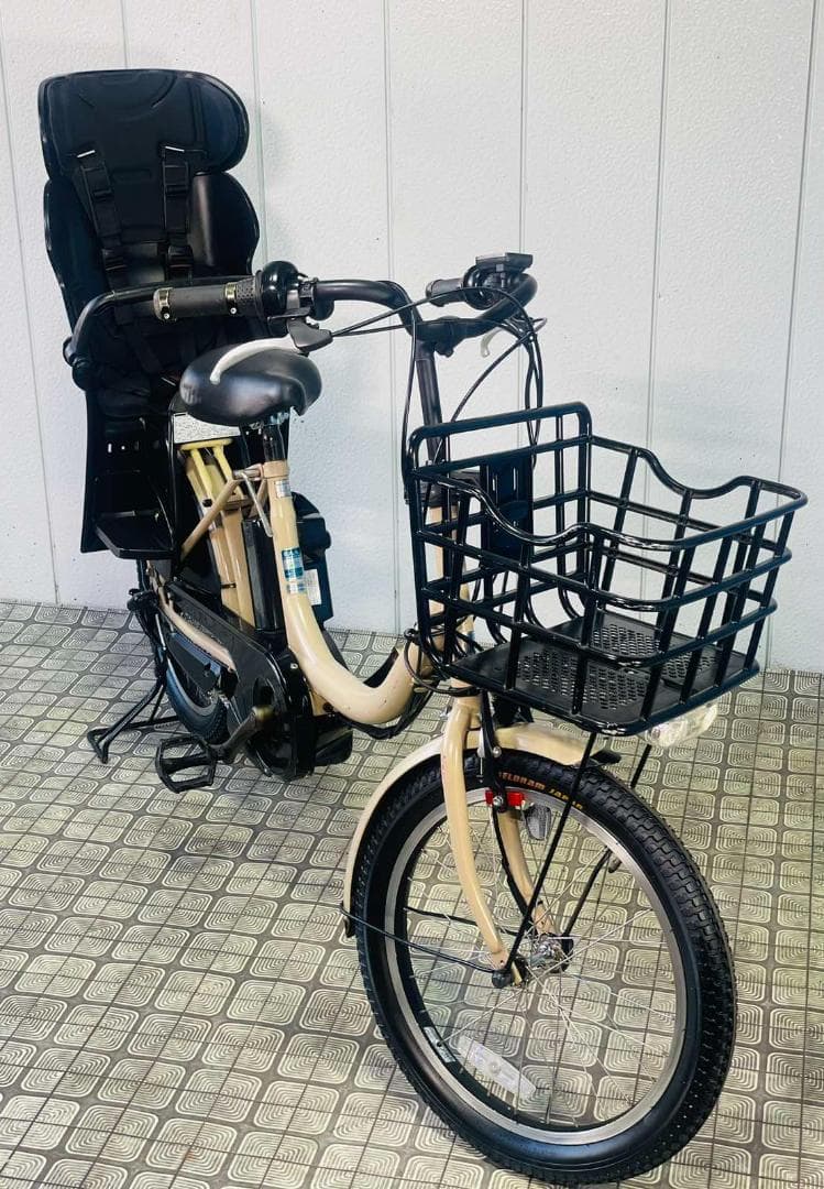 値下げ可《YAMAHA》20インチ子供のせ電動アシスト自転車パスバビー 3146