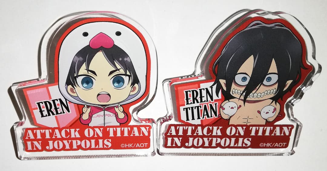 進撃の巨人 エレン アクリルクリップ セット ジョイポリス