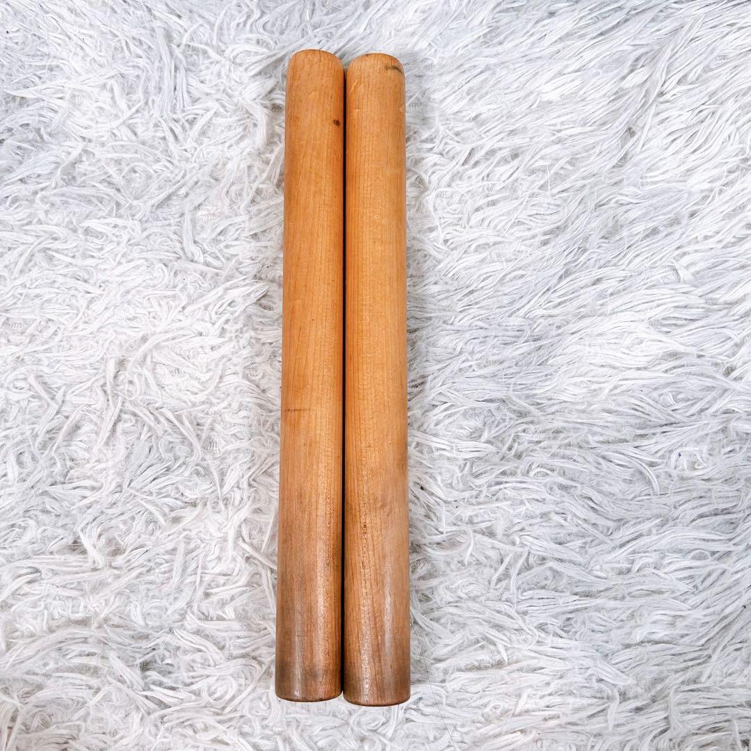 【希少】太鼓　締太鼓　和楽器　バチ　和太鼓　伝統芸能　3点セット