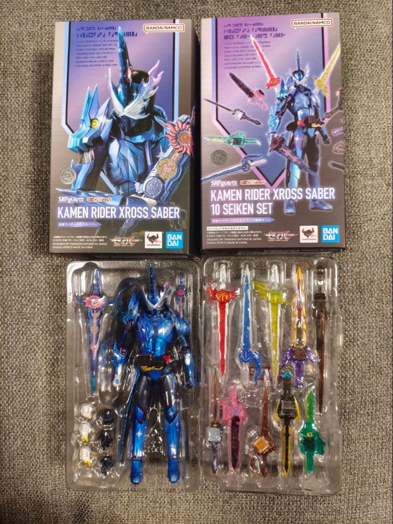 S.H.Figuarts 仮面クロスセイバー 10聖剣セット