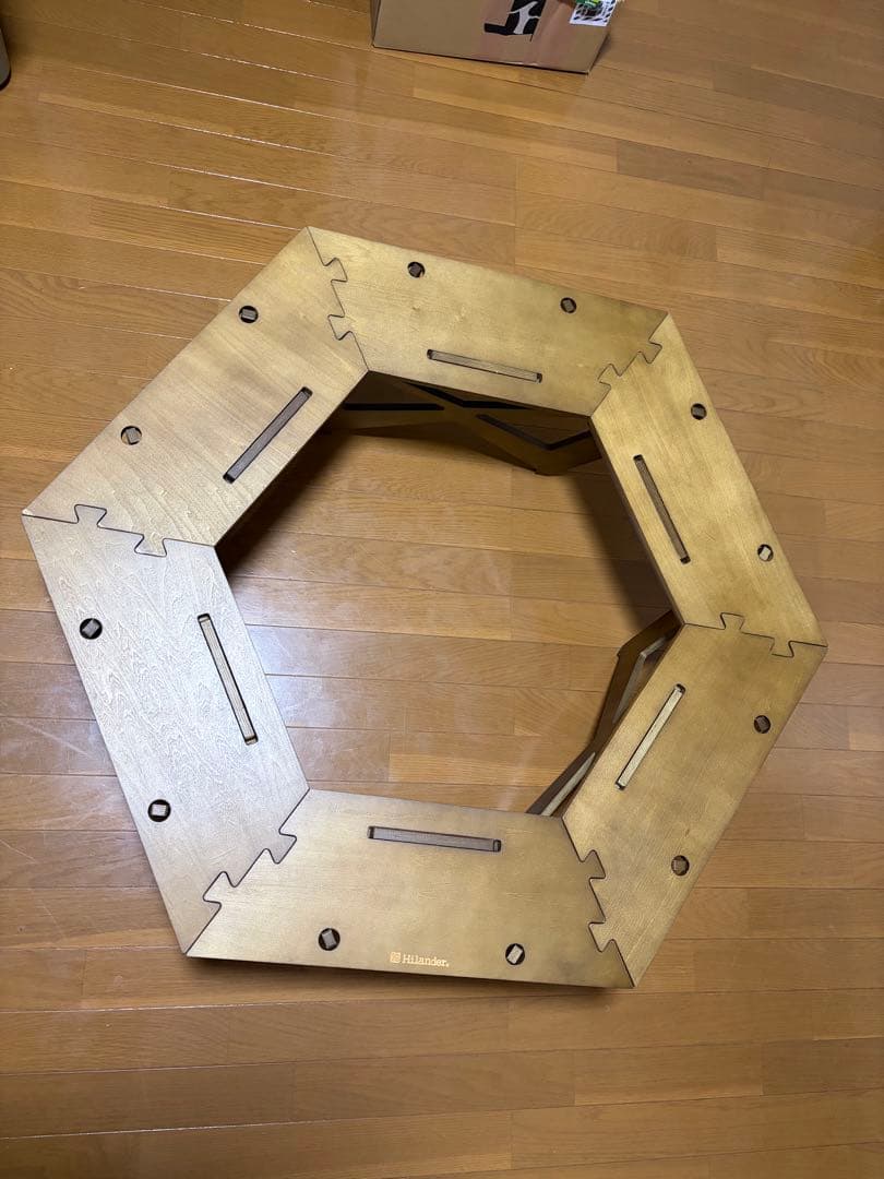 Hilander プライウッドヘキサゴンテーブル 単品（HCA0233）