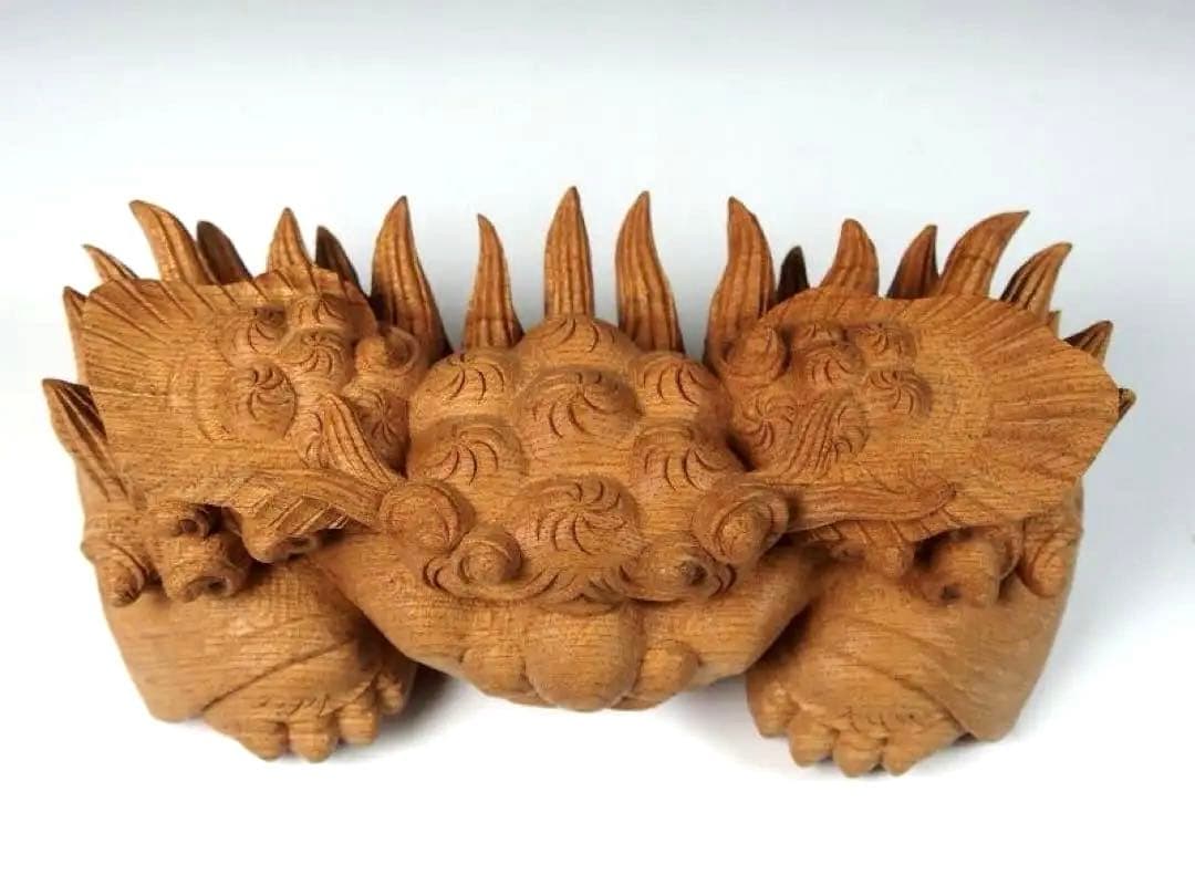 【木彫　獅噛】2個セット　獅子噛み　鬼板　だんじり　地車　曳山　山車　祭り屋台