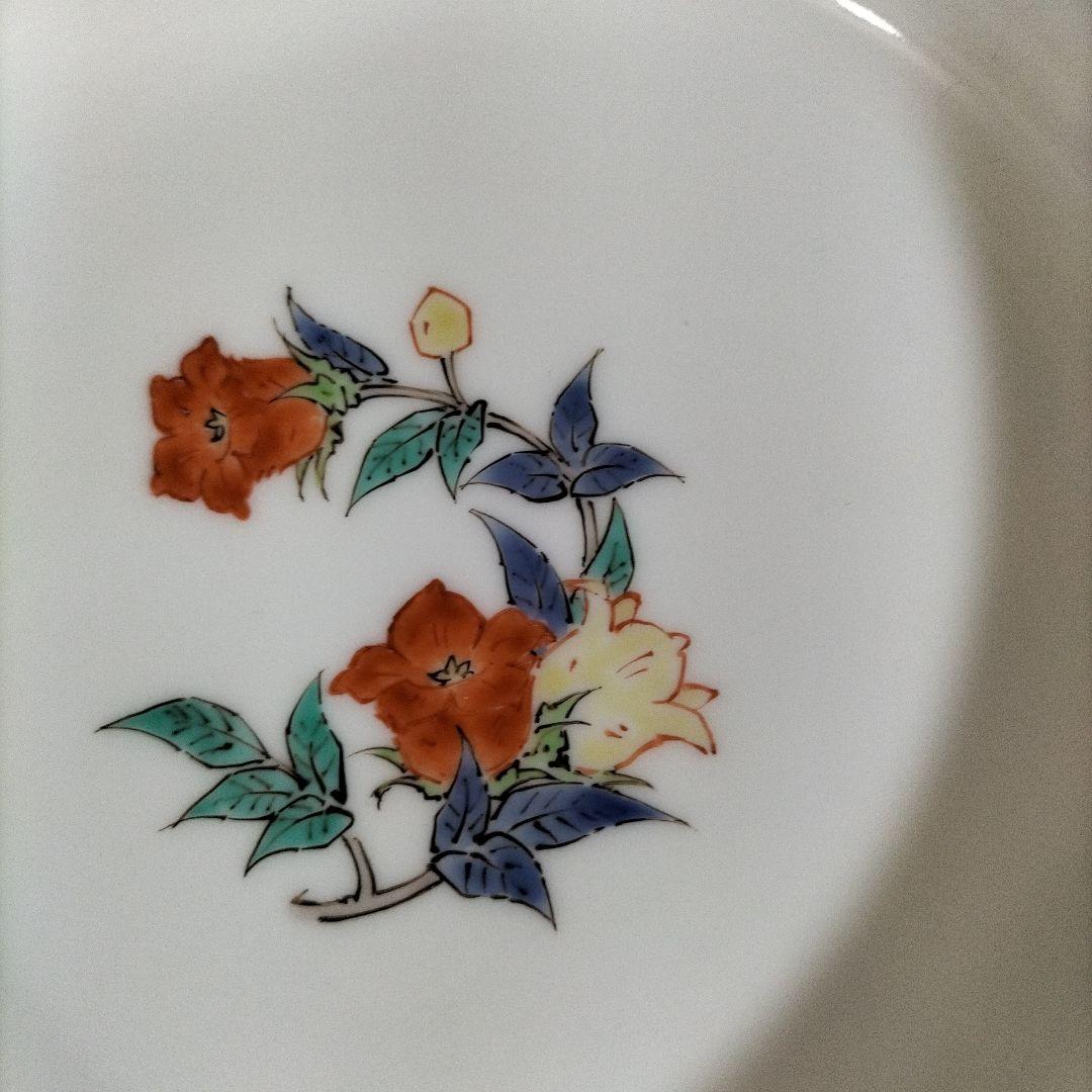 十四代柿右衛門　桔梗紋皿　有田焼