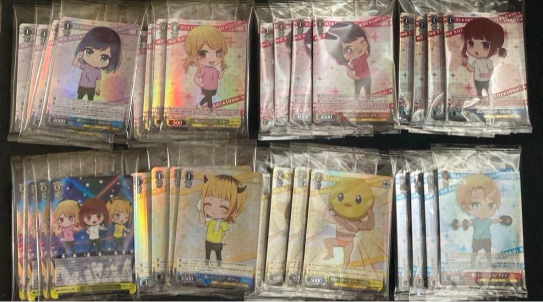 推しの子　ヴァイスシュヴァルツ　プロテインバー　4コンセット