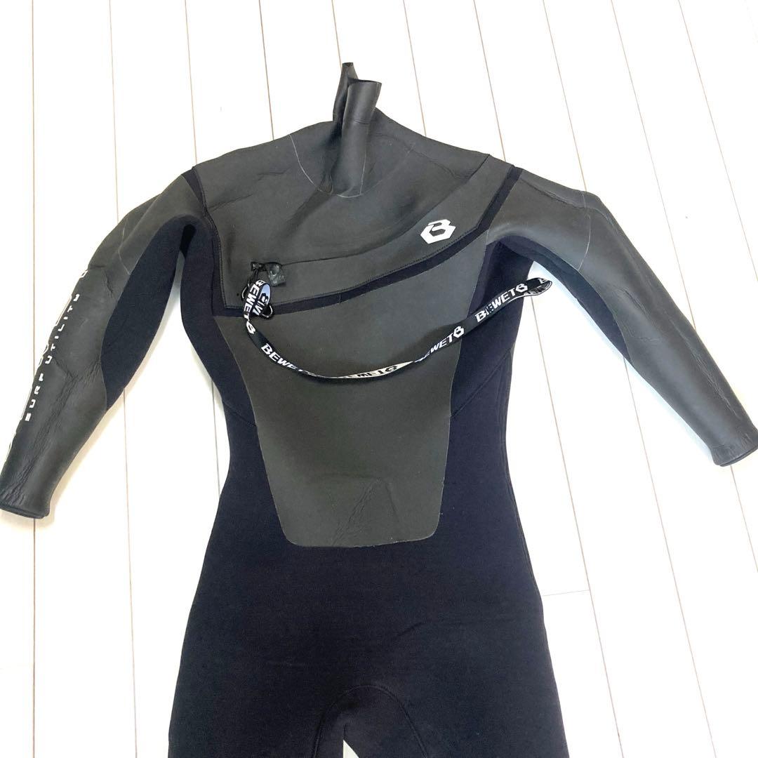 BEWET セミドライスーツ ブラック５ミリ、４ミリ　全身裏起毛