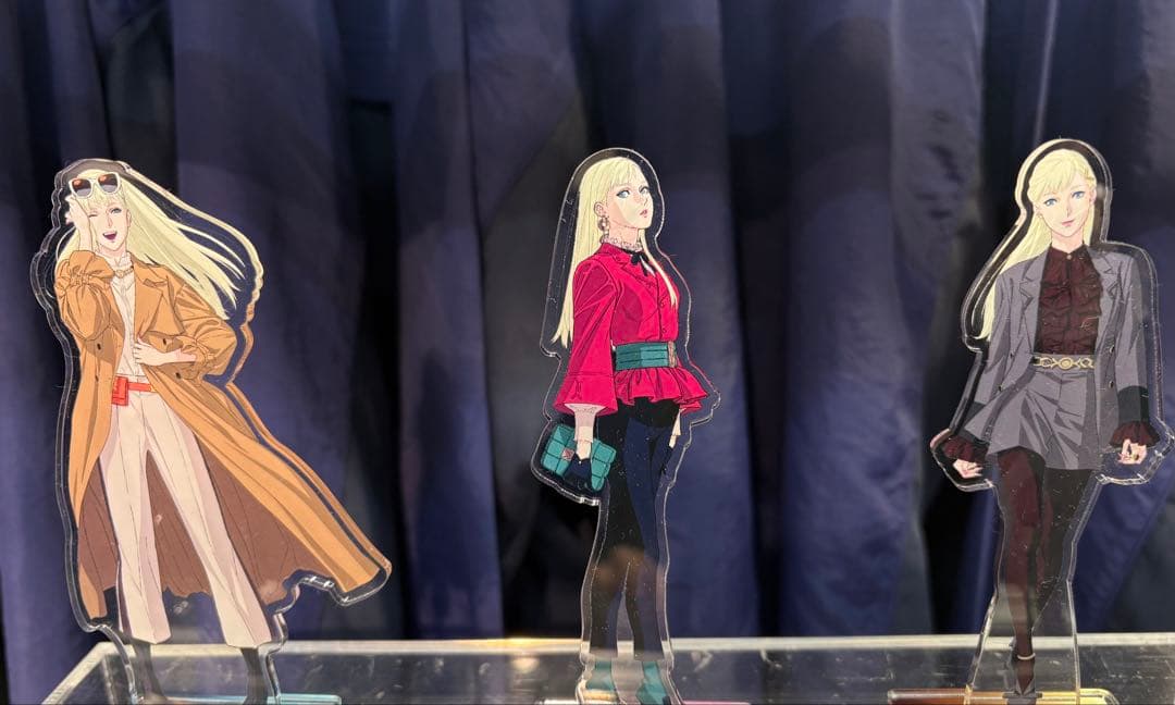 閃光のハサウェイギギ3体！渋谷マグネット限定アクスタ！購入特典ポストカード付き！