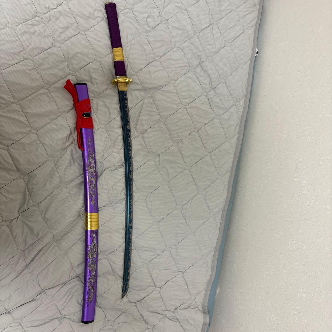 『紫閻魔』武具　刀装具　日本刀　模造刀 居合刀