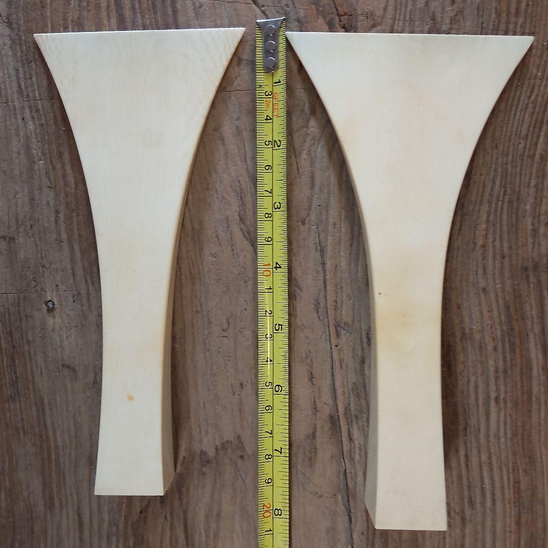 三味線のバチ①、2本セット（津軽）天然素材