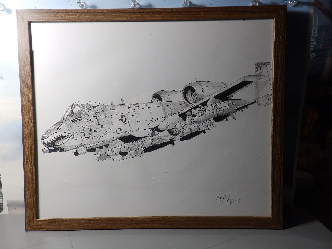 A-10 サンダーボルト II 手描きアート
