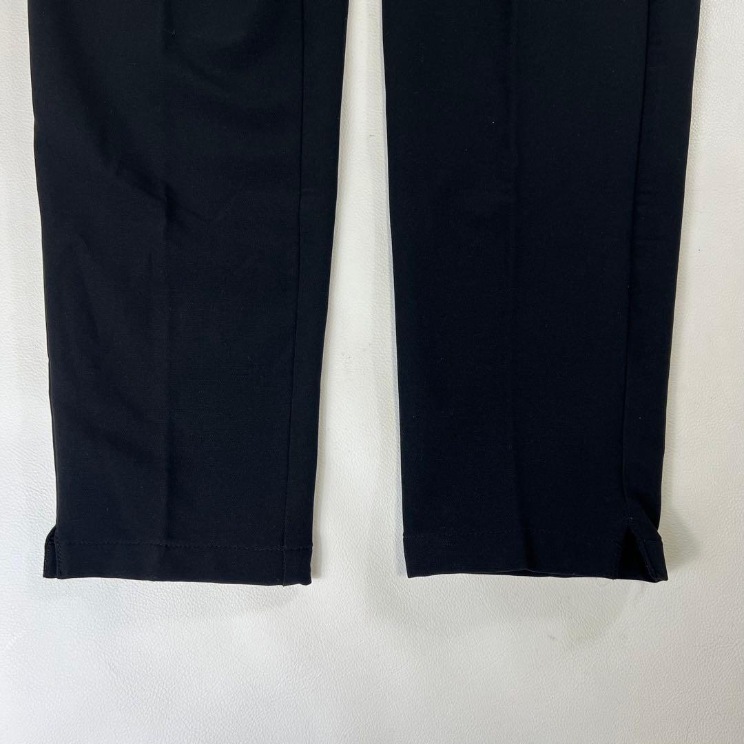 【美品✨】デサントゴルフ パンツ ウェア 裏起毛 ストレッチ ロゴ XL 黒