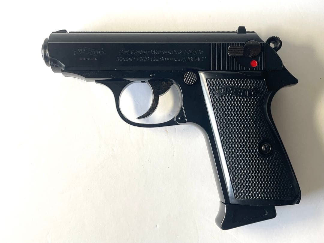 【エアーガン】ワルサーPPK/S ブラックモデル（MARUZEN） ※18歳以上