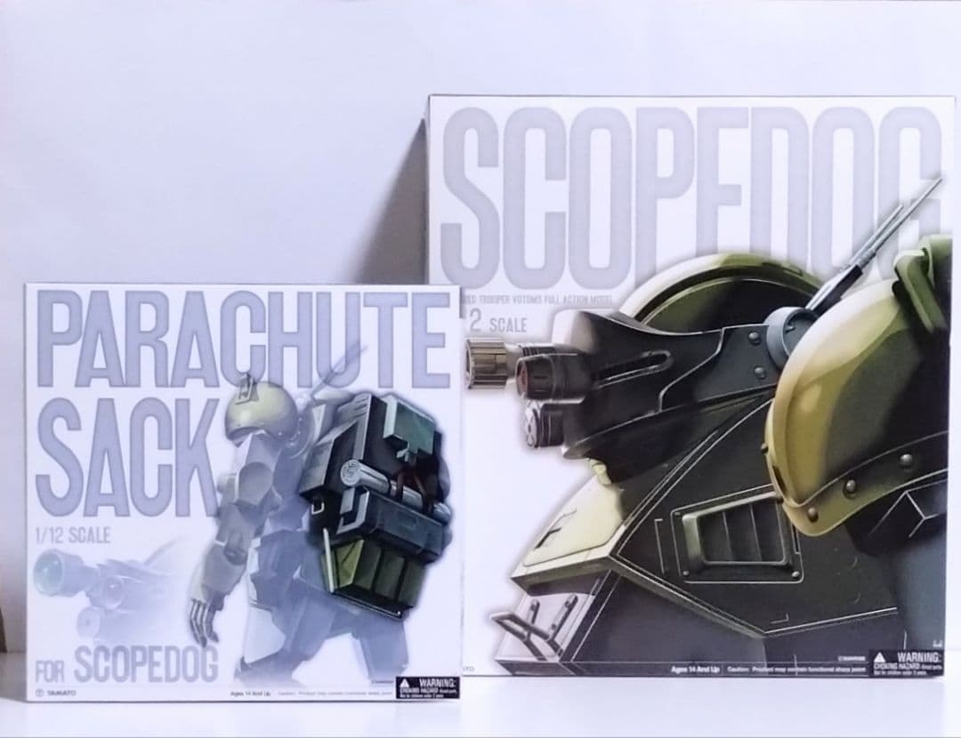 装甲騎兵ボトムズ スコープドッグ レッドショルダーverパラシュートザックセット