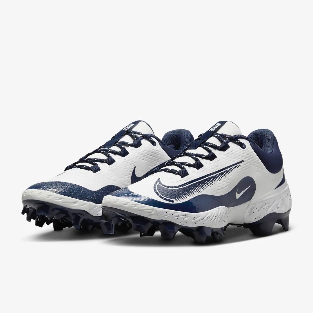 NIKE ポイントスパイク　ホワイト/ネイビー　29cm