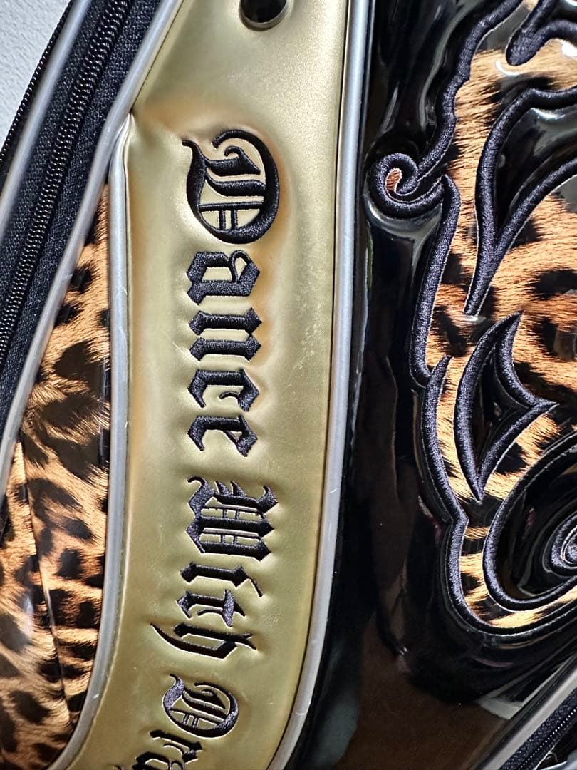 DANCE WITH DRAGON キャディーバック　ヒョウ柄