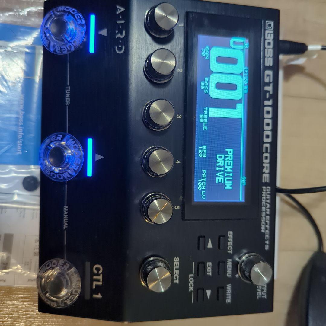 BOSS GT-1000CORE 1ノブが傾いている