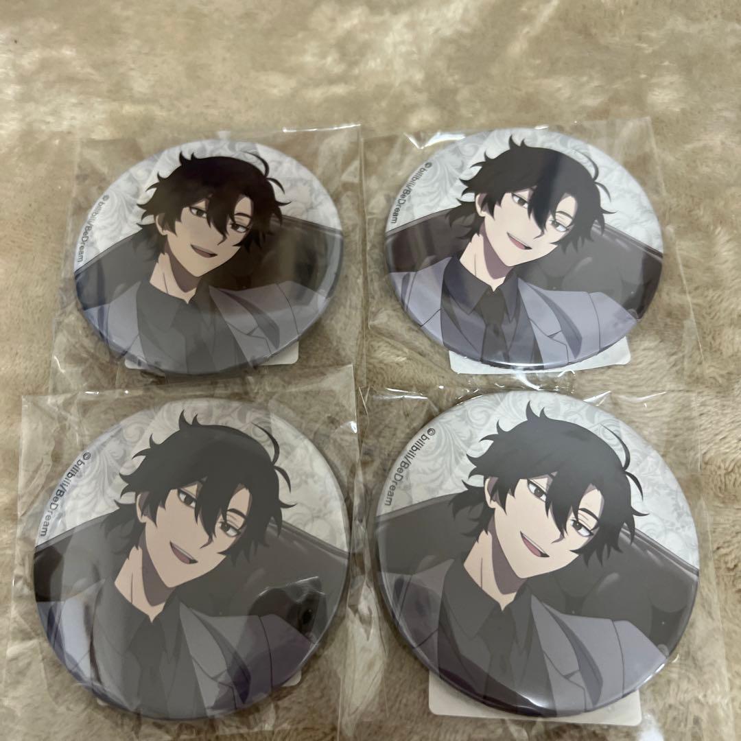 時光代理人　くじ引き堂　E賞　缶バッジ　E-1　トキ　程小時　描き下ろし　セット