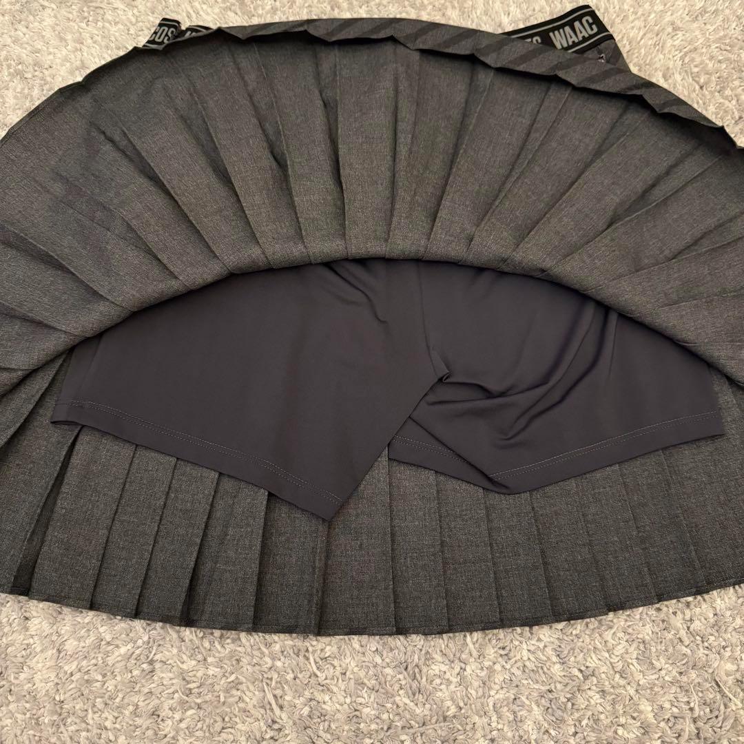 WAAC ワック プリーツ スカート パンツ Lサイズ グレー ゴルフ 新品